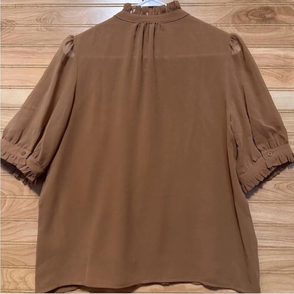 Calvin Klein Ruffle Blouse , Size S - Picture 5 of 7